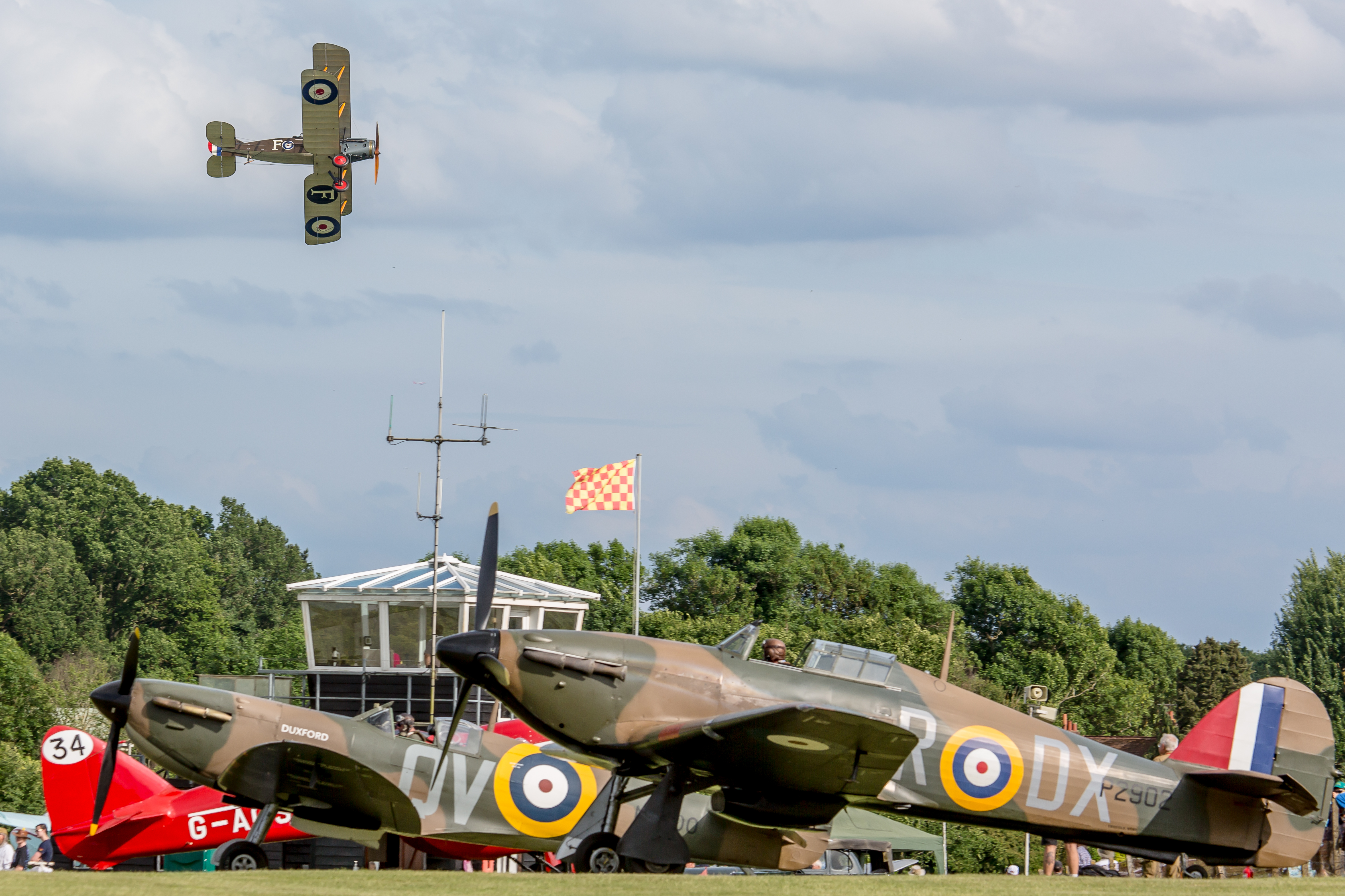 Flying View From The Flight Line. Military Air Show 2025 © The Shuttleworth Trust. Photo Nick Blacow