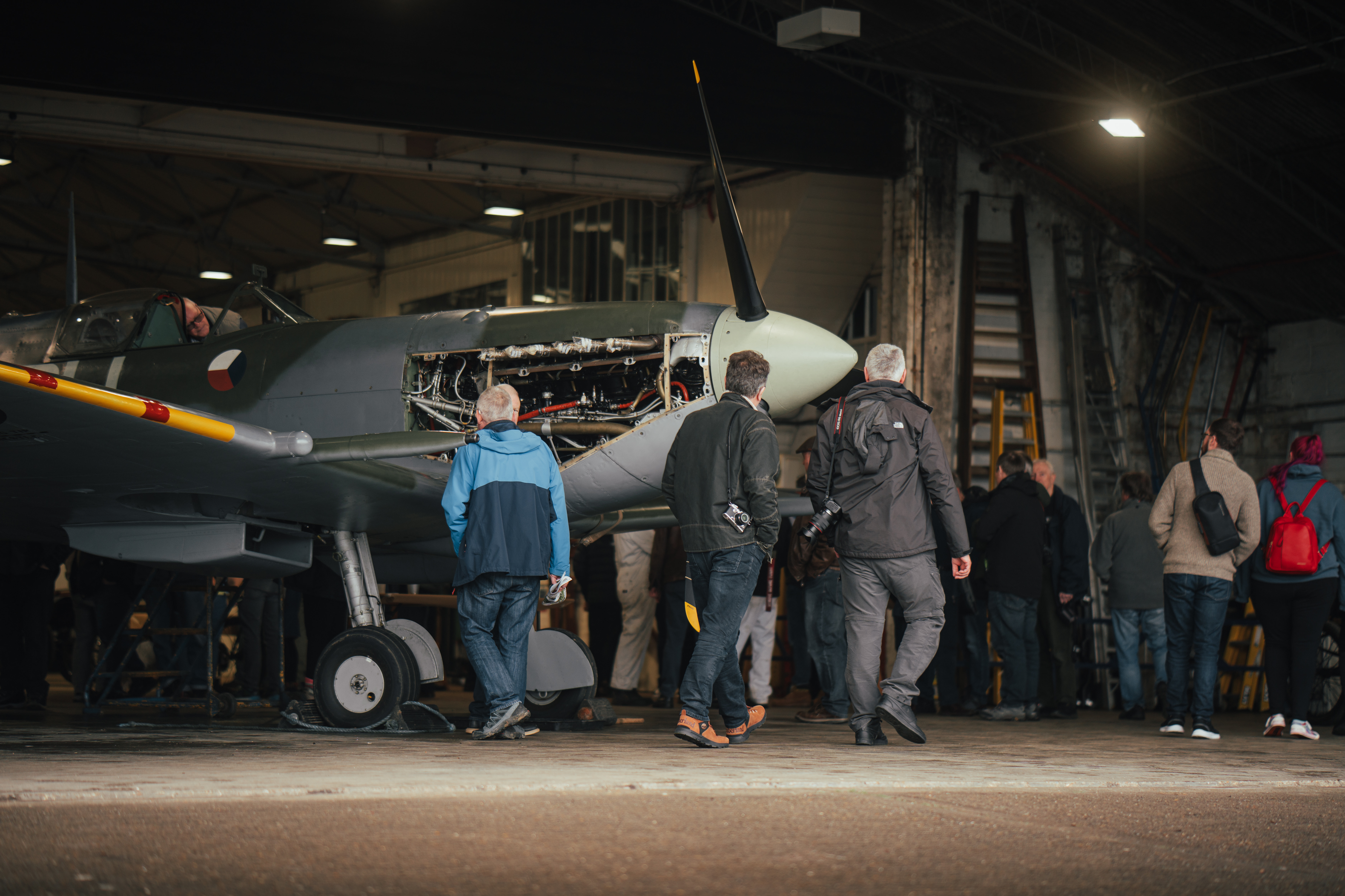 Inner Workings Of The Spitfire. Engineering Open Workshop 2025. © The Shuttleworth Trust. Photo Oliver Lloyd.