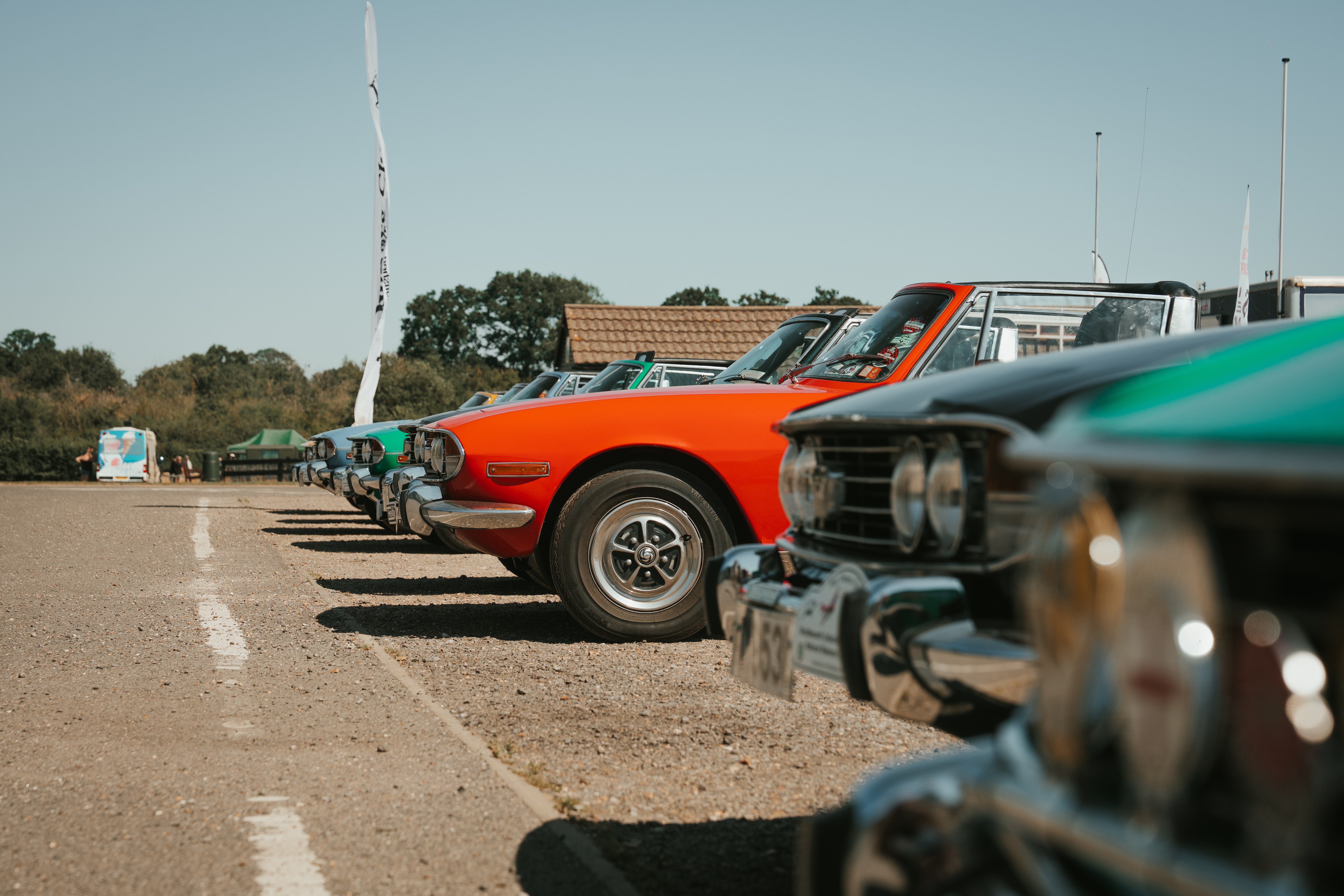 Car Club At Summer Fete Open Weekend 2025.© The Shuttleworth Trust. Photo Mach 3 Studio